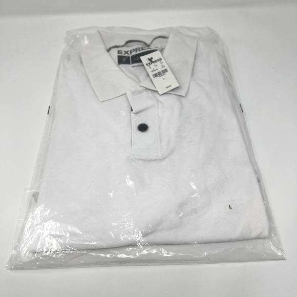 Express White Polo Shirt - Picture 2 of 4